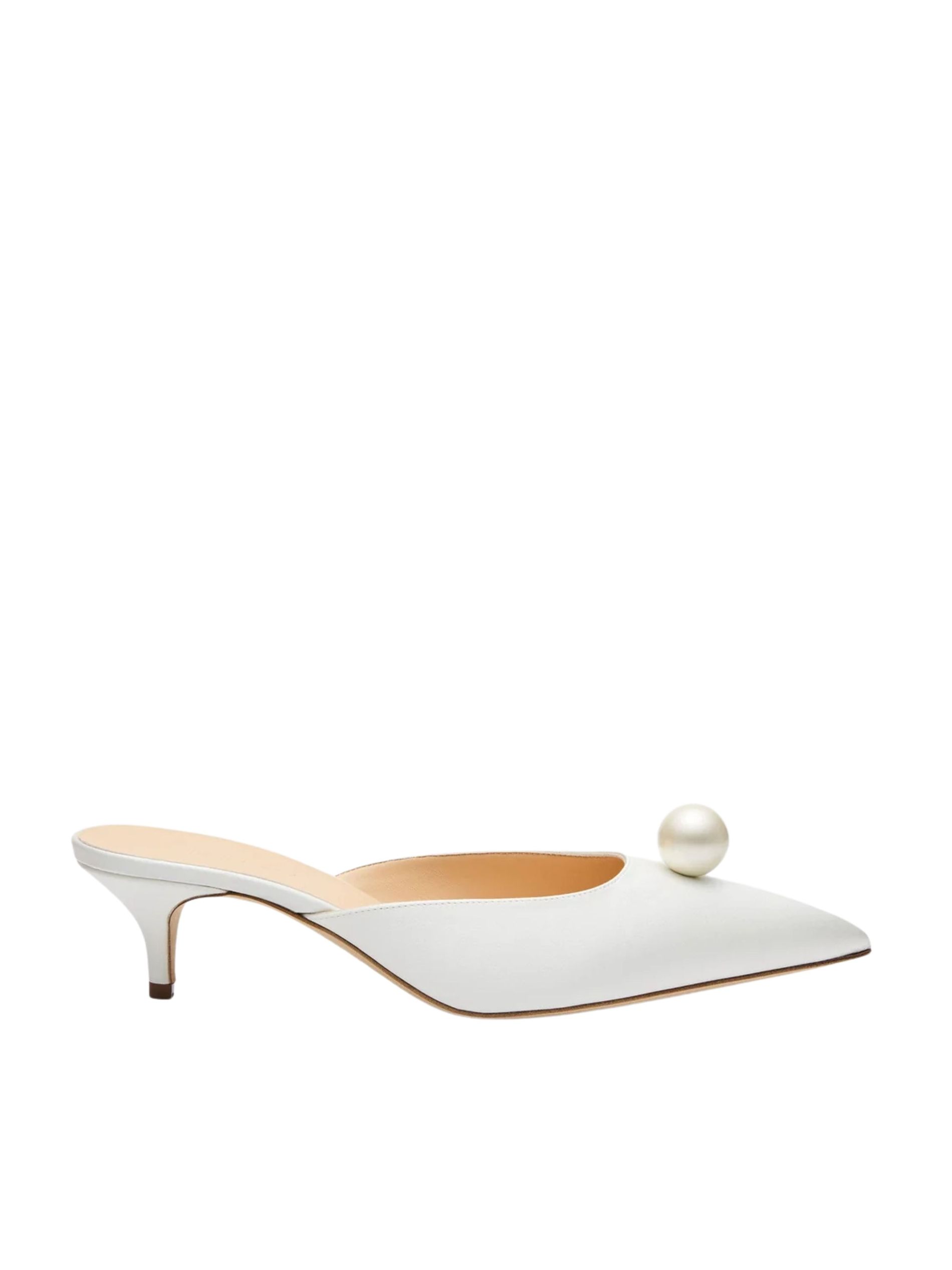 The best designer wedding kitten heel mules - Magda Butrym - On a white background