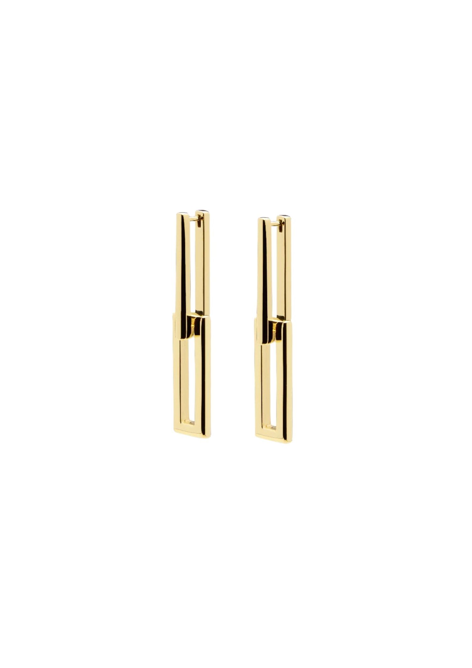 Gold earrings