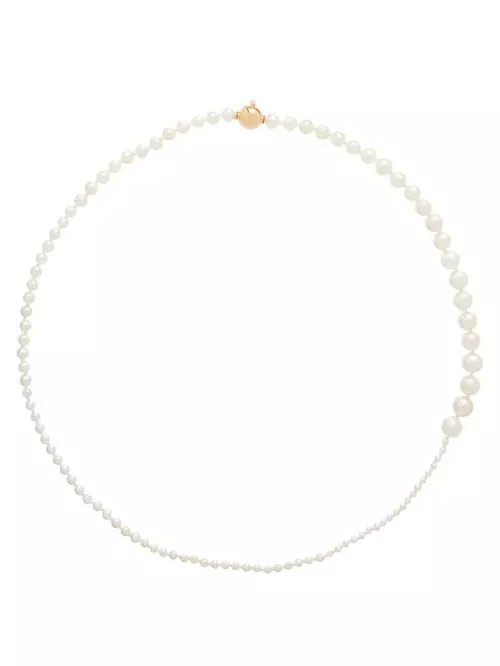 Sophie Billie Brahe Petit Peggy pearl & 14kt gold necklace