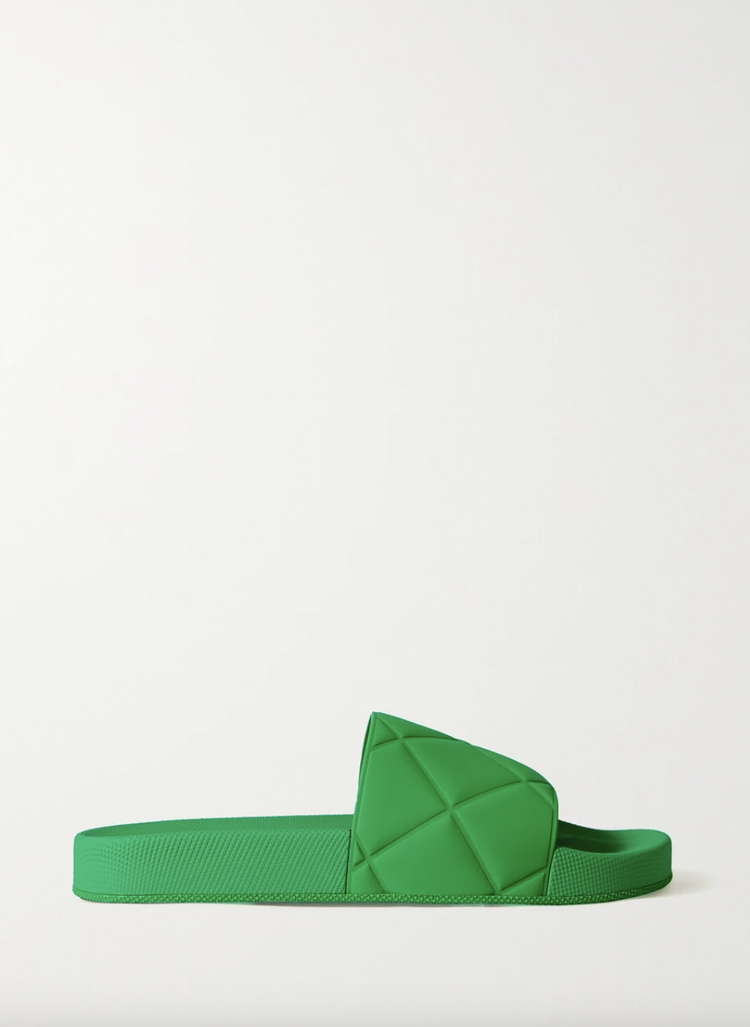 BOTTEGA VENETA Embossed rubber slides