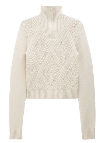 Argyle Bow Detail Sweater