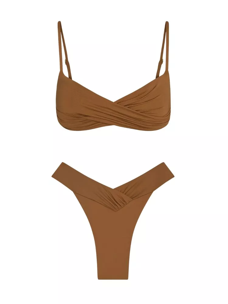 The best brown bikini - Monday Swimwear - On a white background