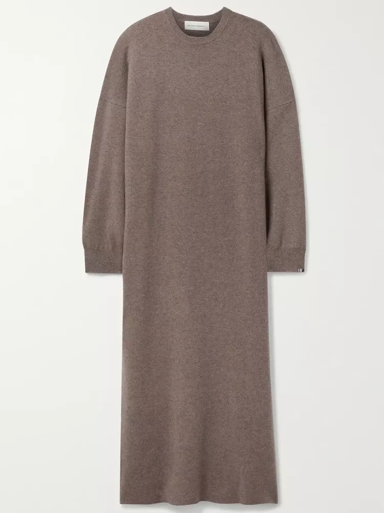 Extreme Cashmere Mélange cashmere-blend maxi dress