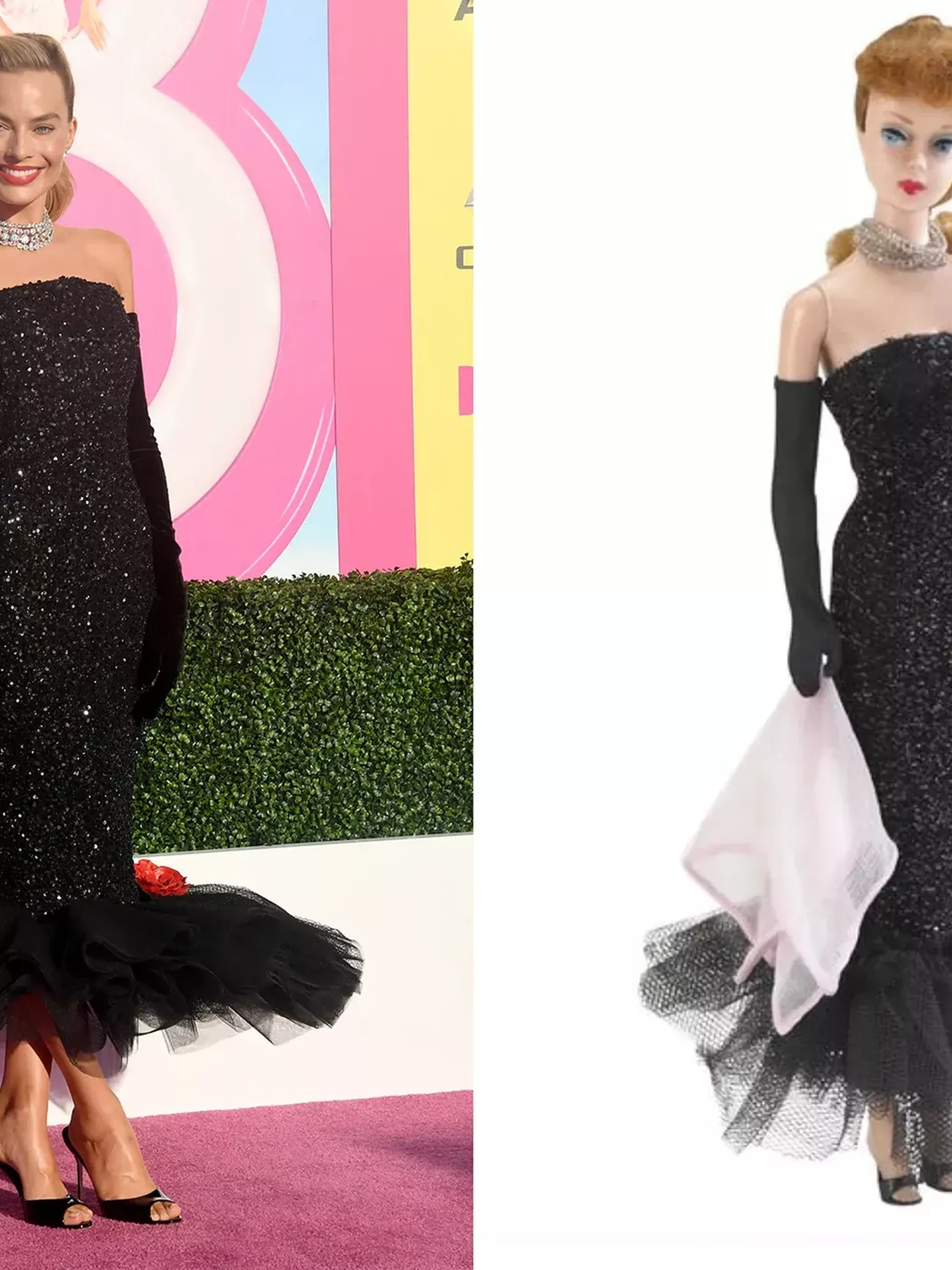 Vintage barbie outlet black dress