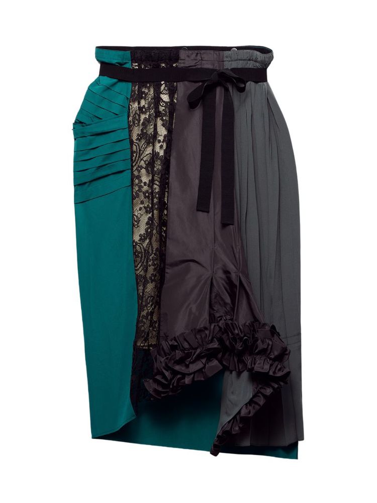 The best lace trim skirt - Prada - On a white background