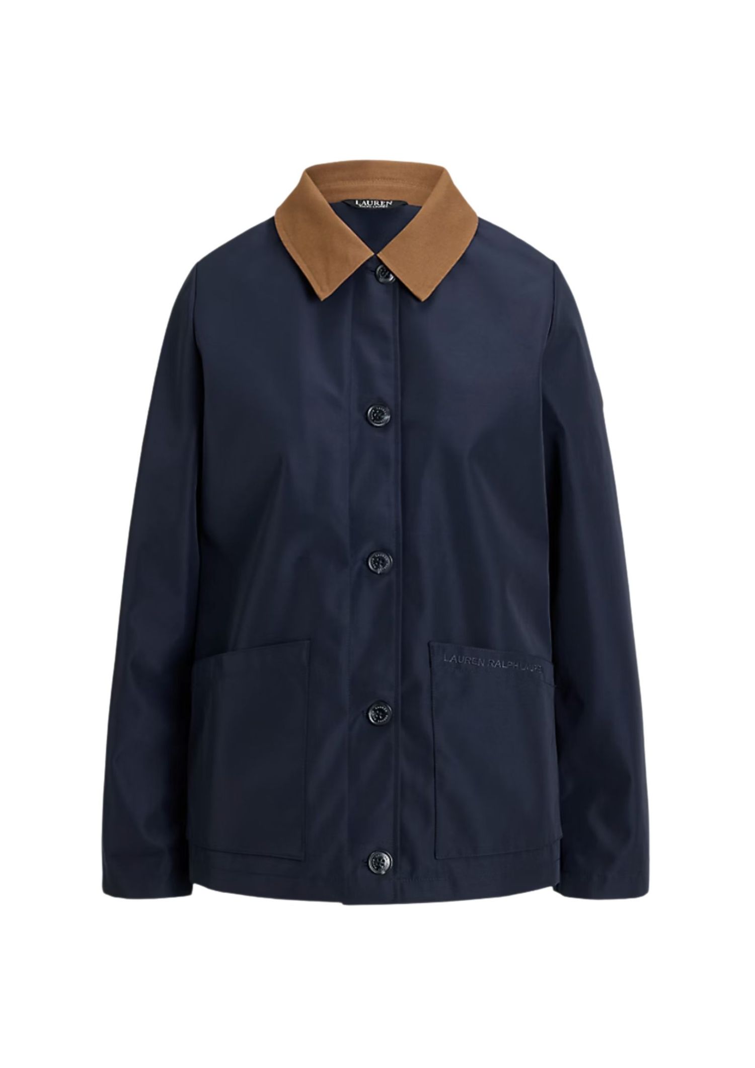 The best barn jacket by Lauren Ralph Lauren on a white background 