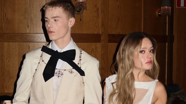 Edvin Ryding and Felicia Maxime master coordinated couple dressing in ...