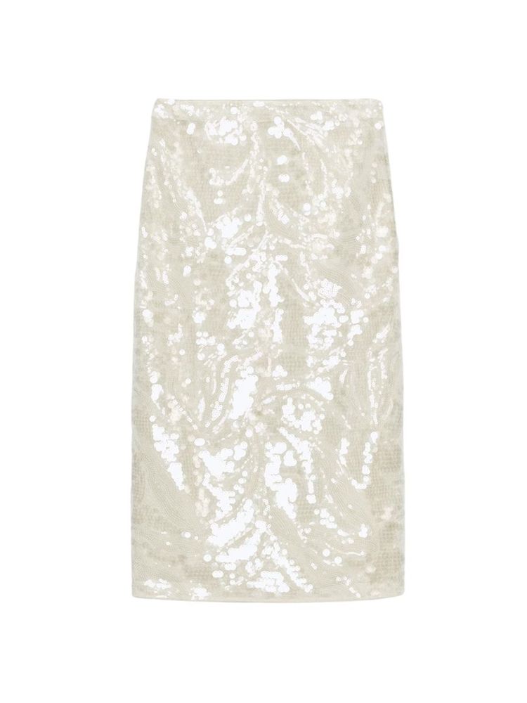 The best sequin midi skirt - Zara - On a white background