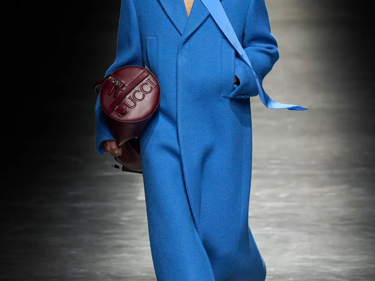 Blue hotsell coat fashion