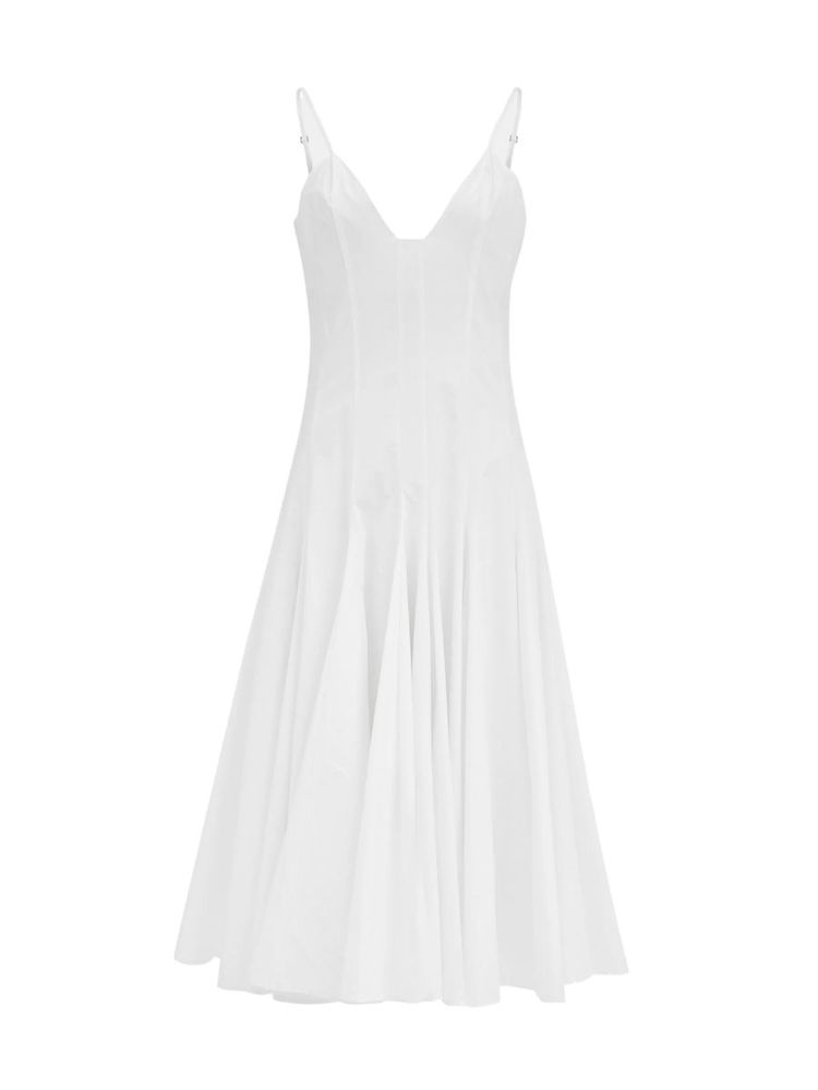The best white A-line dress - Source Unknown - On a white background
