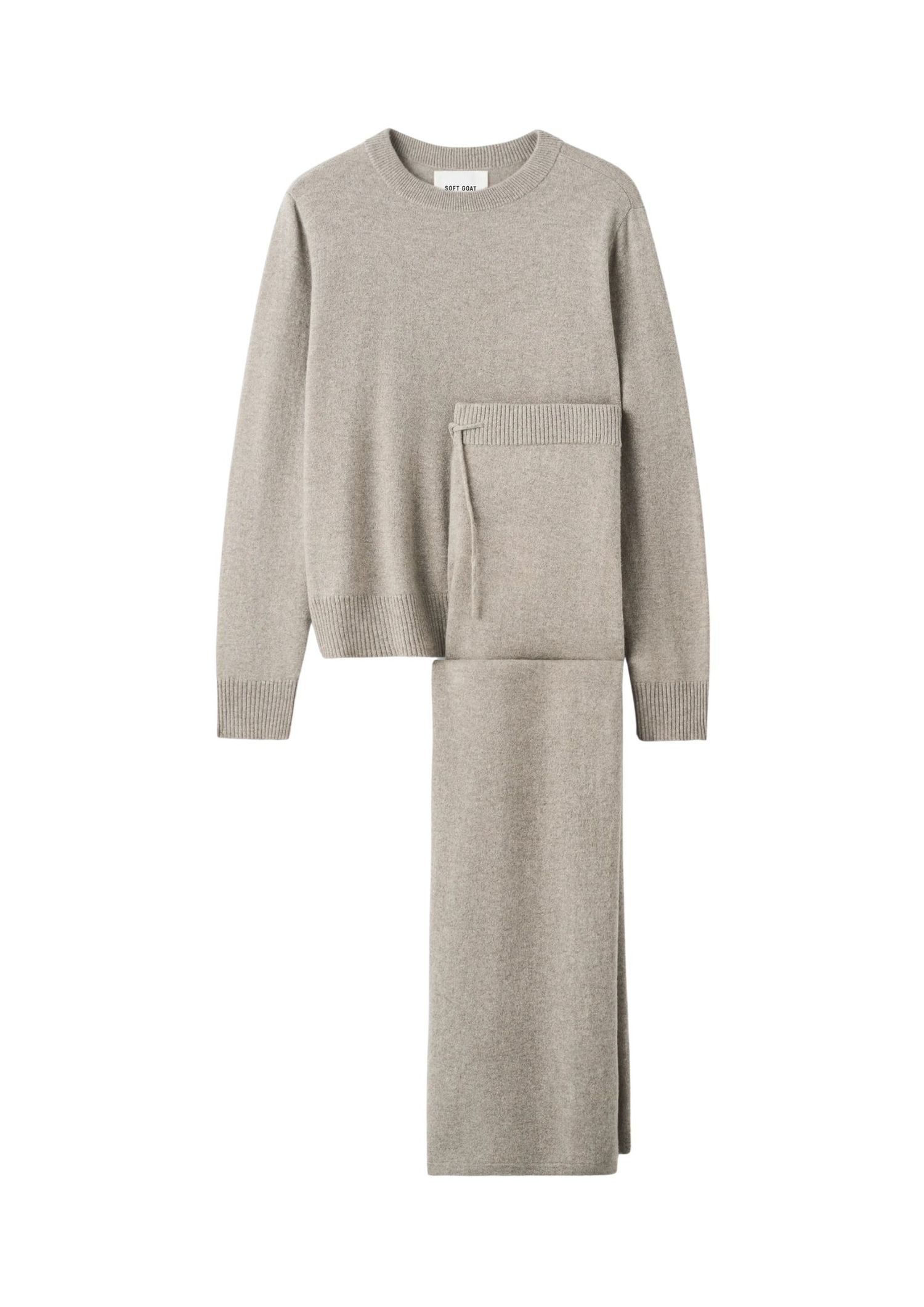 The best cashmere set - Soft Goat - On a white background