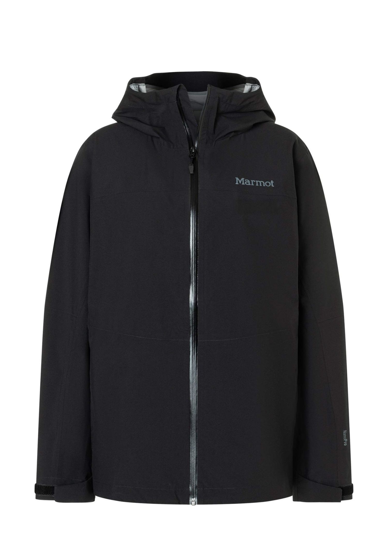Marmot black rain shell jacket for heavy rain