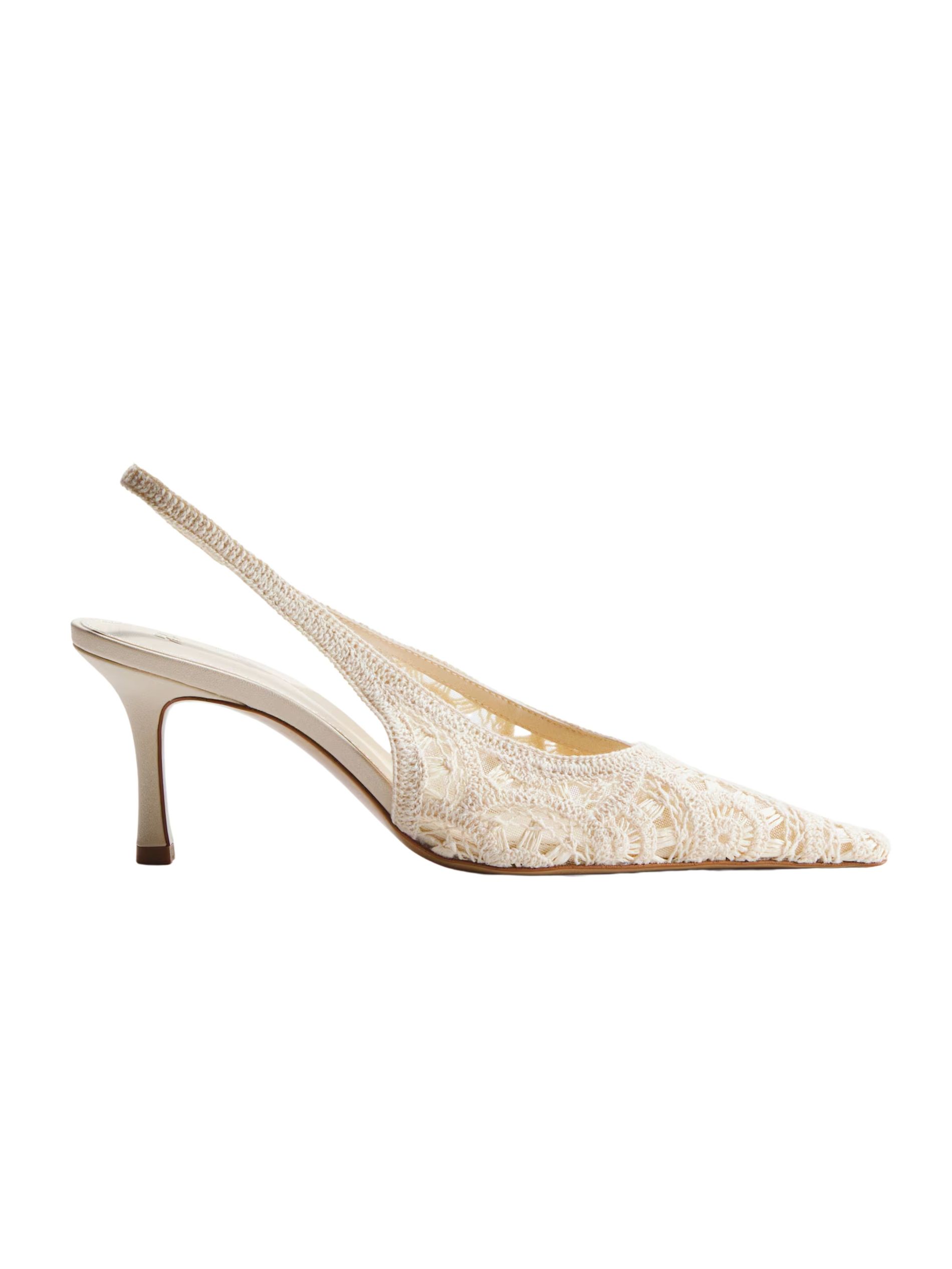 The best affordable embroidery heels - H&M - On a white background ynd