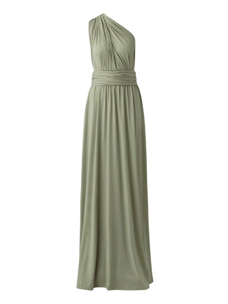 The best light green maxi dress - By Malina - On a white background
