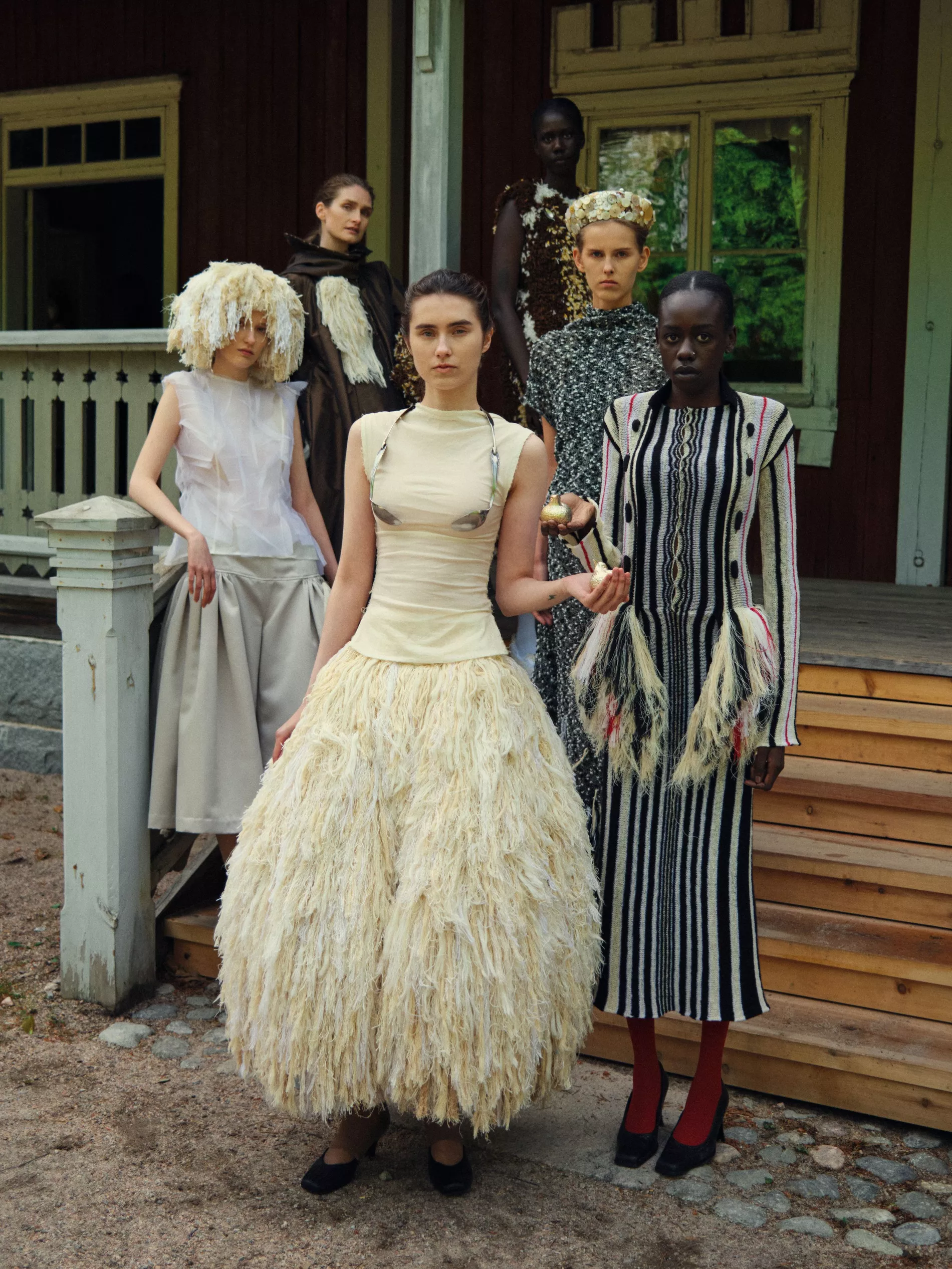 Enni Lähderinne's presentation at Seurasaari during 2026 Fashion in Helsinki