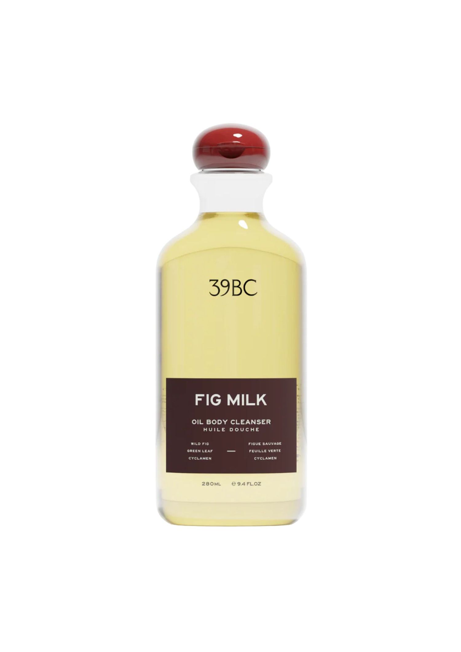 The best oil body cleanser - 39BC - On a white background