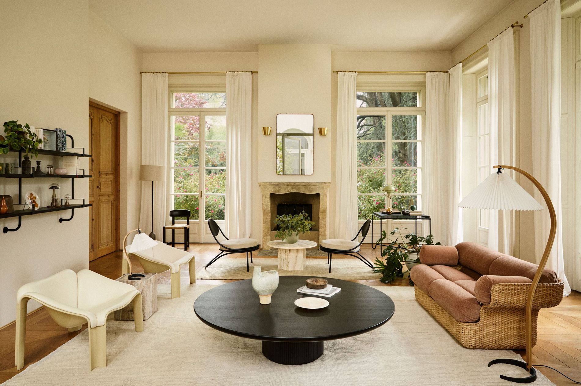 Gubi F300 lounge chair and T877 table relaunch