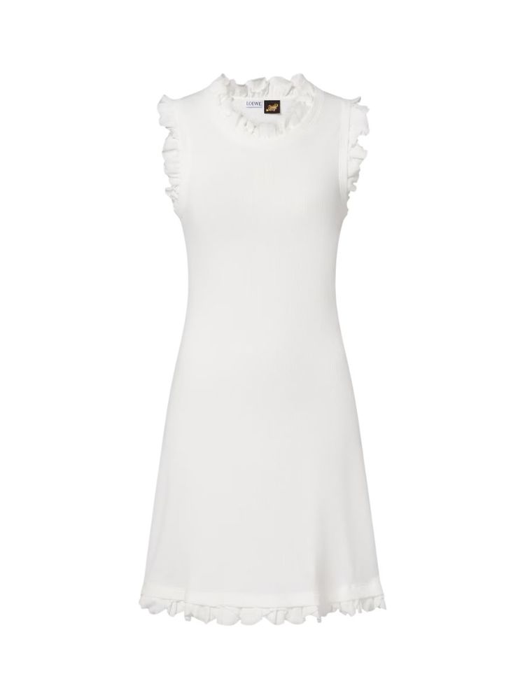 The best cotton mini dress - Loewe - On a white background
