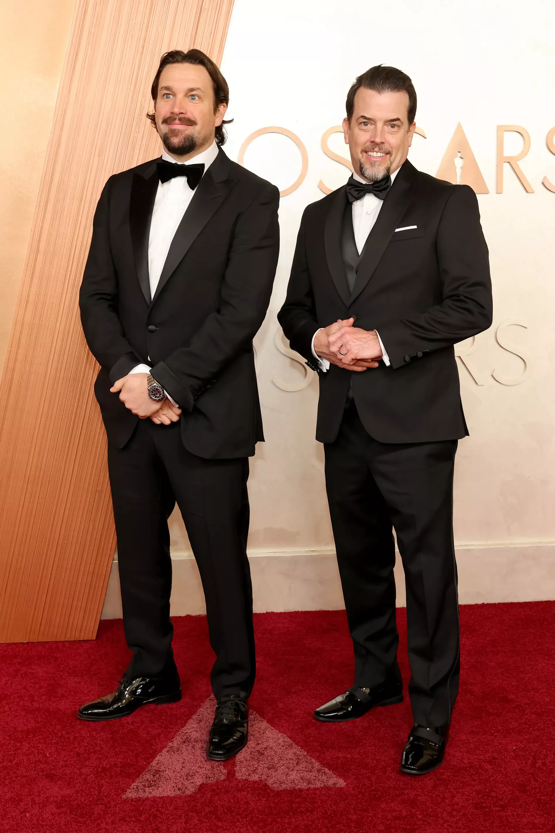 Trevor Matthews and Nick Gordon at the 2025 Oscars