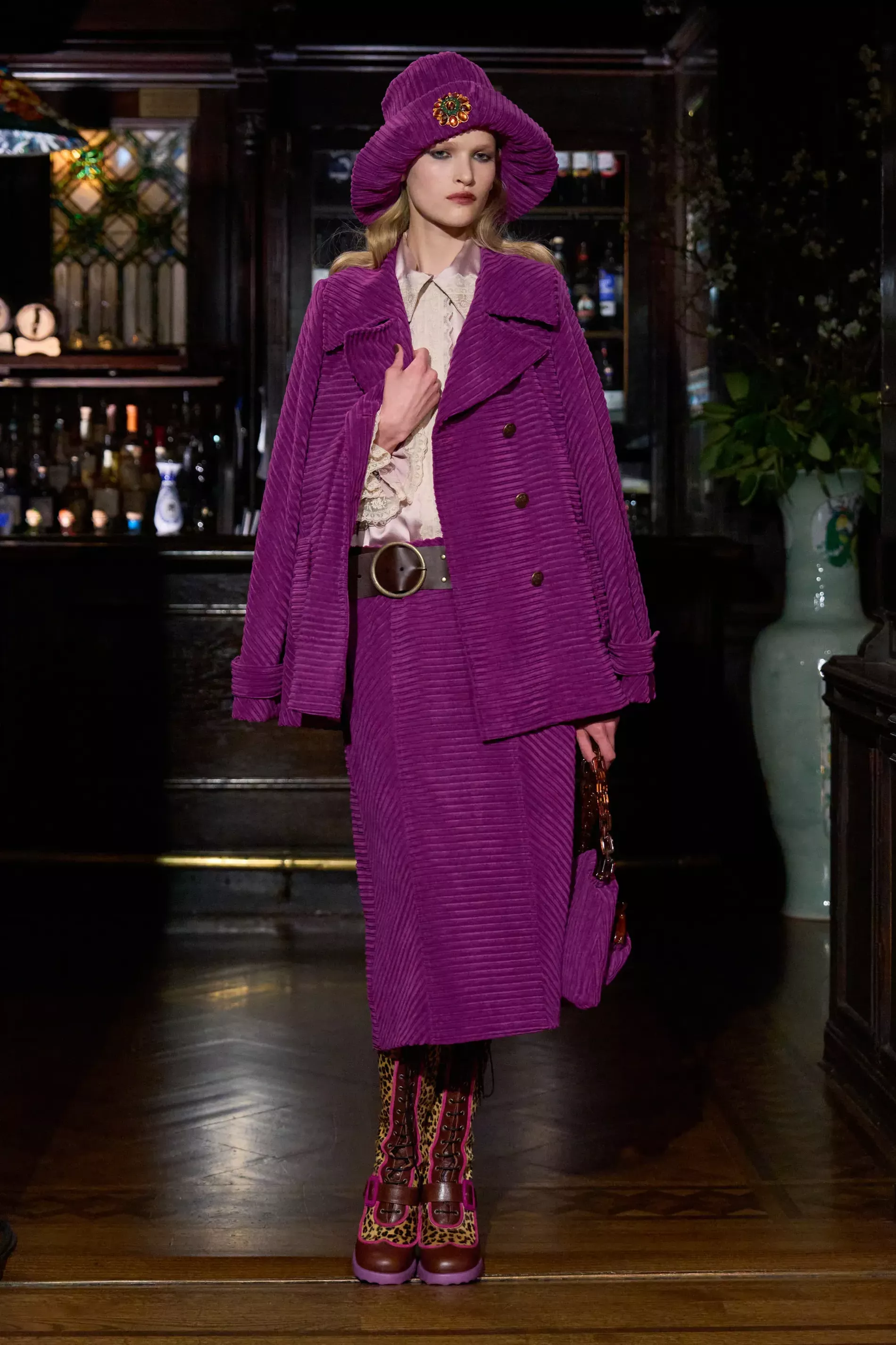 Sascha Rajasalu at Anna Sui autumn 2025 