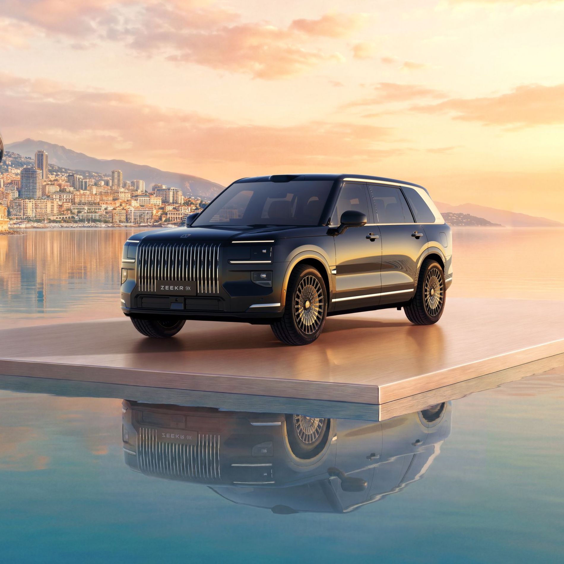 The luxury Zeekr 9X plug-in hybrid SUV