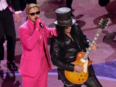 Slash wears Martin Key for the 2024 Oscars