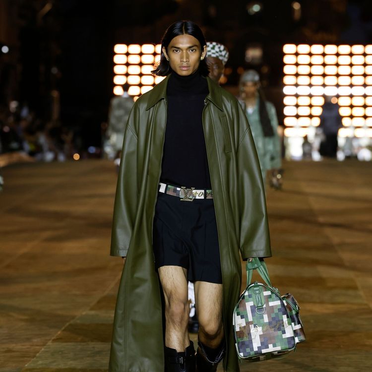 Mens Louis Vuitton Vers Fashion 2024 Blue Varsity Leather Jacket