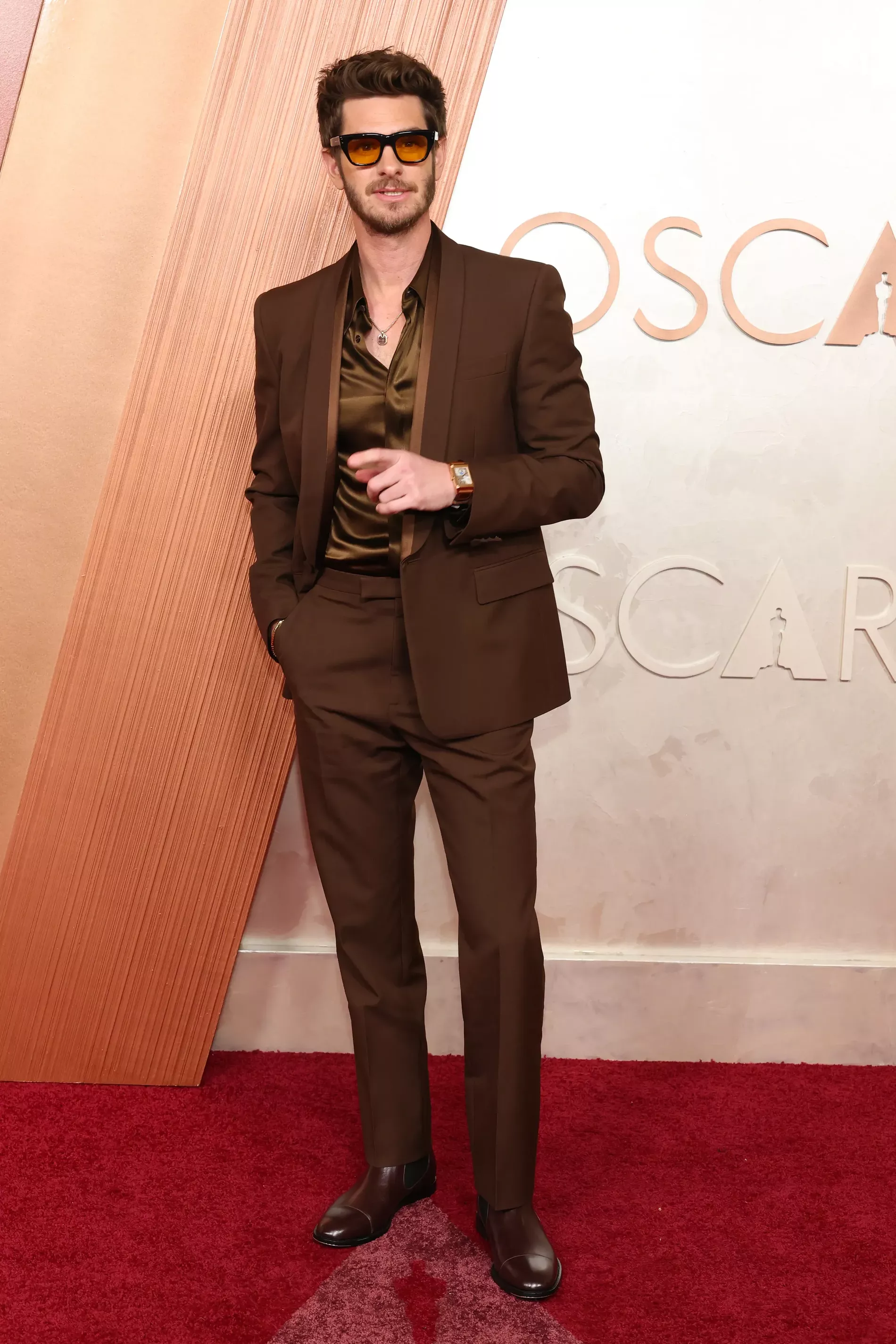 Andrew Garfield at the 2025 Oscars