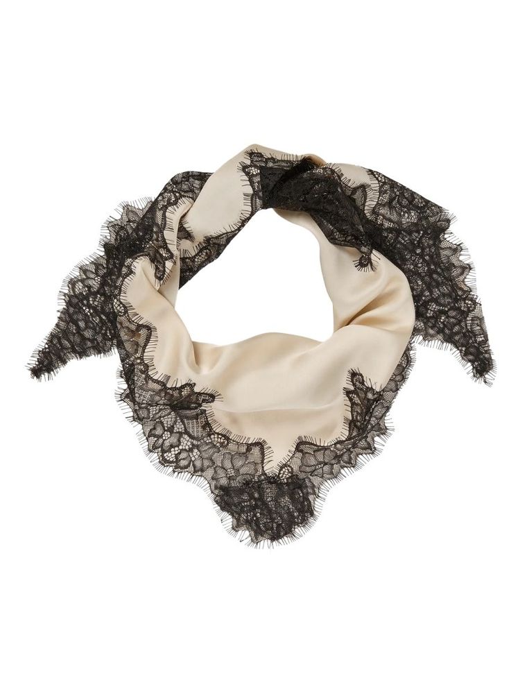 The best lace trim scarf - Second Female - On a white background