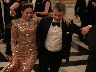 Queen Mary and King Frederik of Denmark at the Arts and Culture Ball