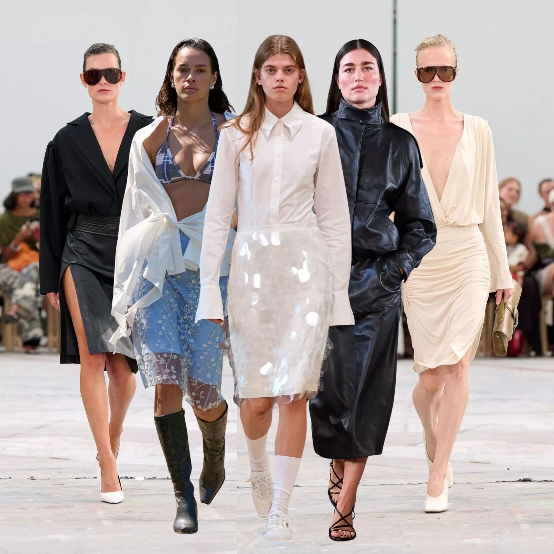 Models walking down the runway at CPHFW SS27