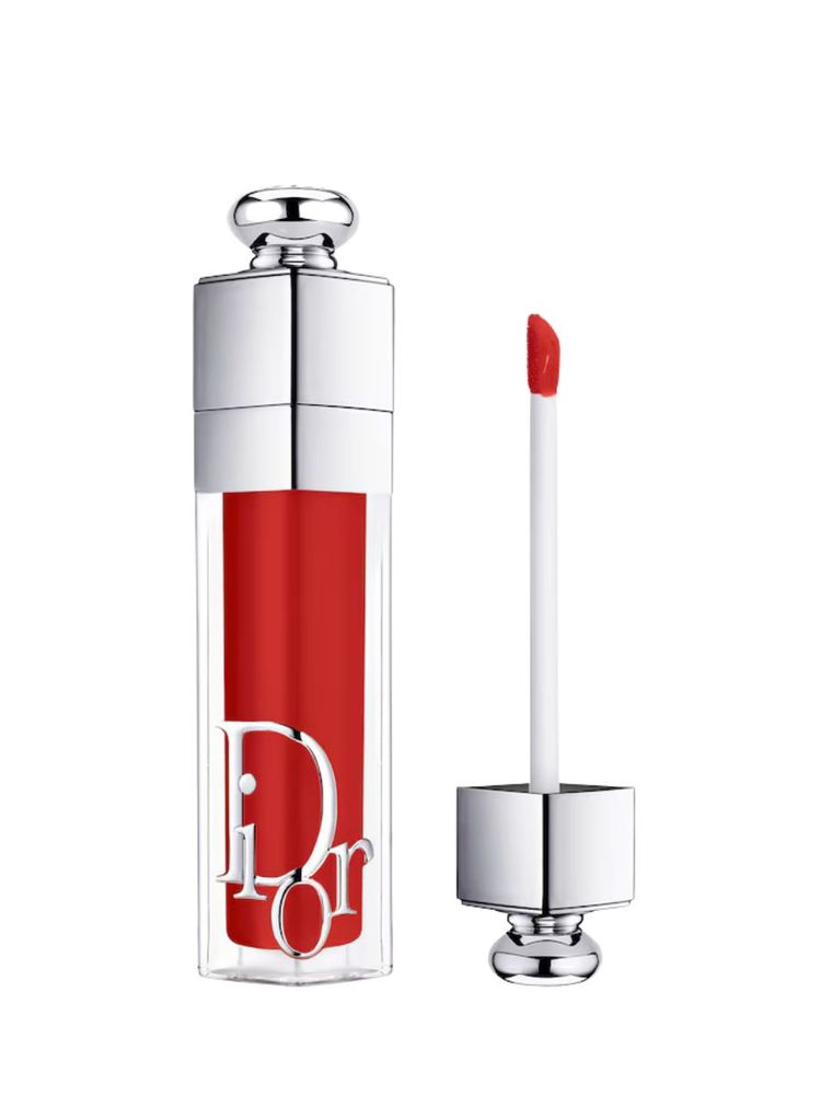 Lip gloss for clown Halloween makeup look
