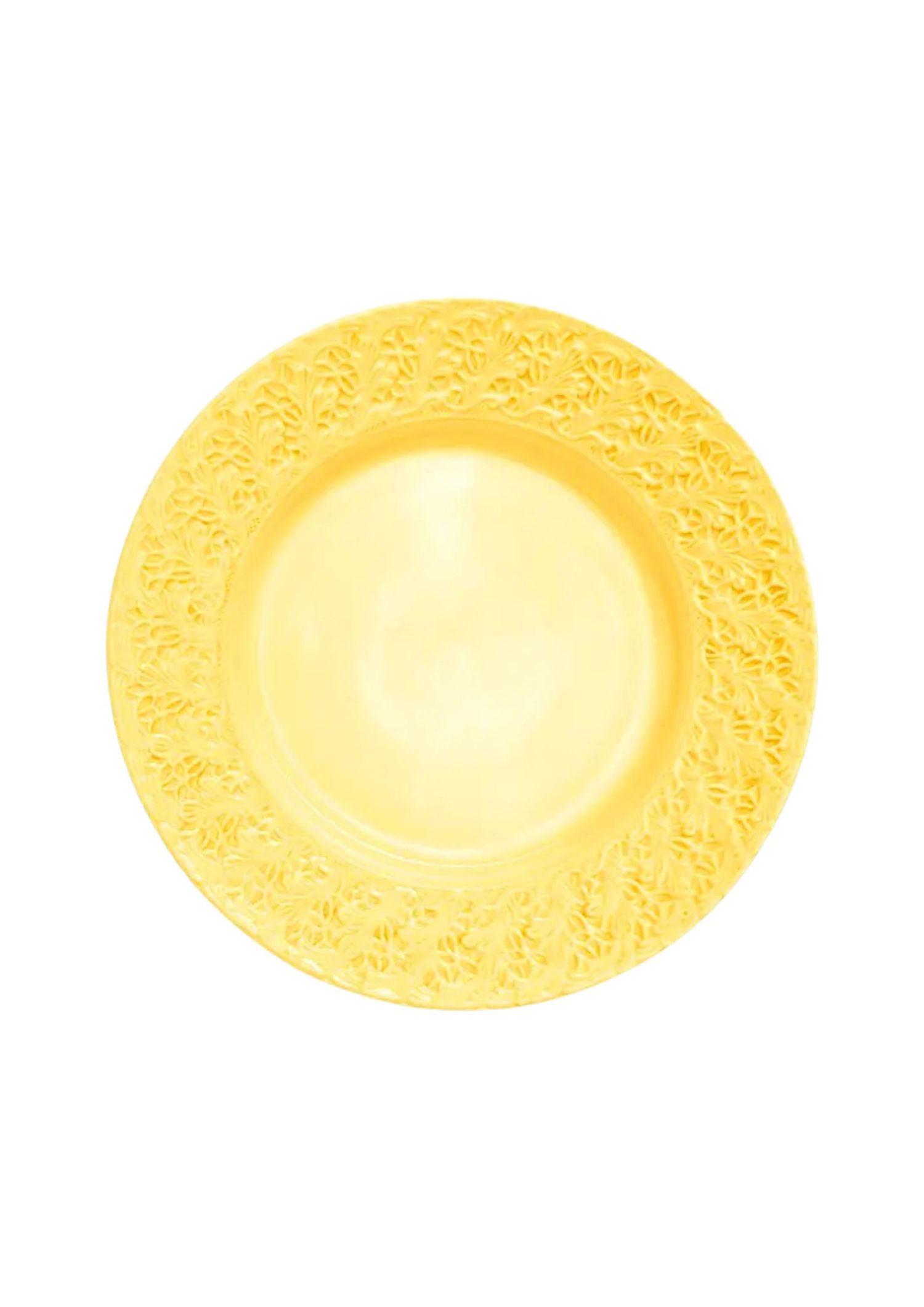 Butter yellow plate