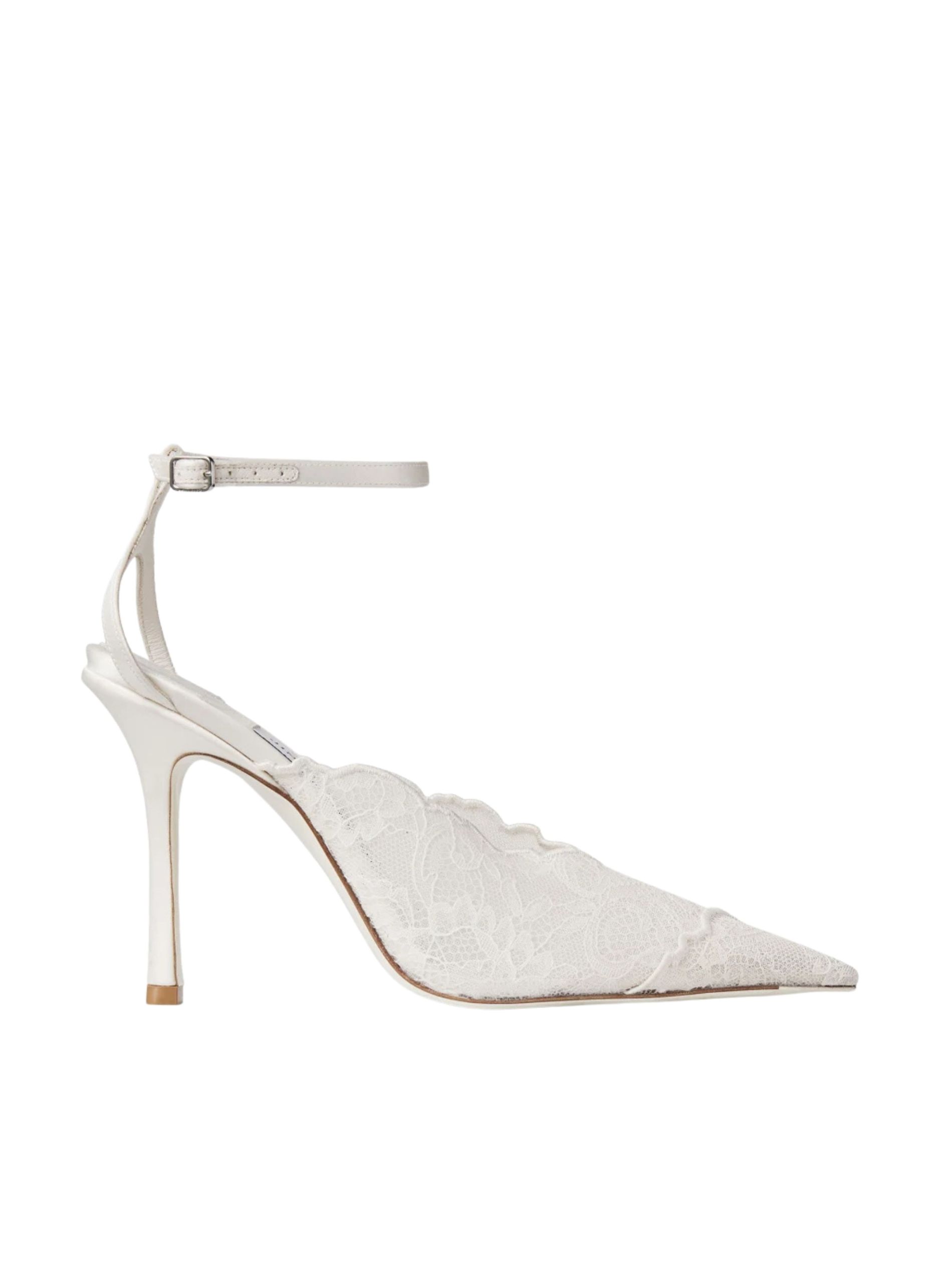 The best designer wedding heels - Jimmy Choo - On a white background 