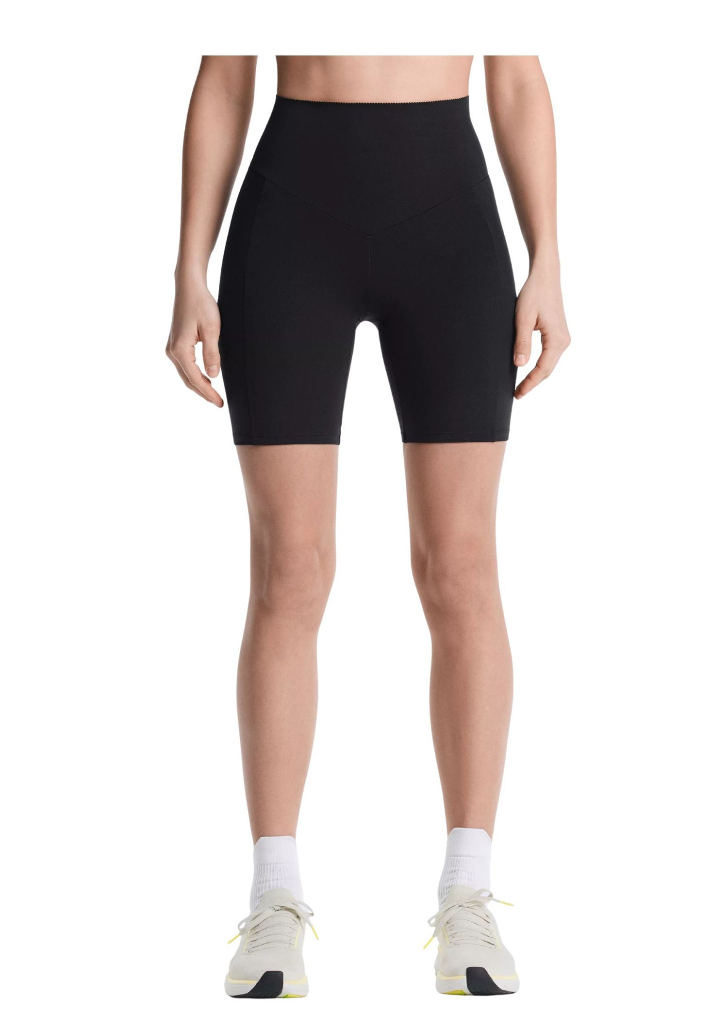 black compressive biker shorts