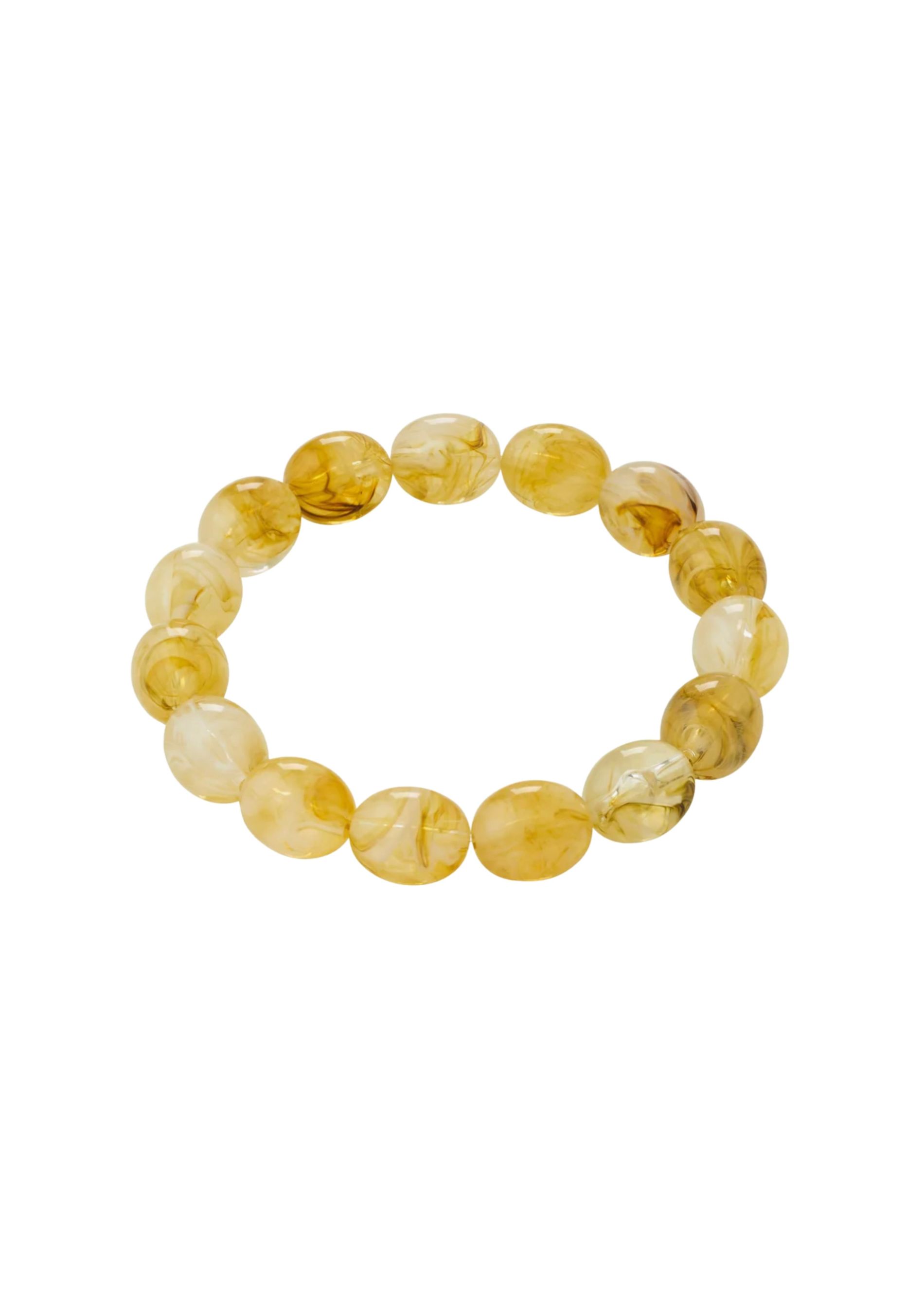 Bracelet in honey-colored shades