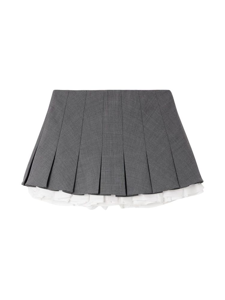 The best pleated mini skirt - Shushu/Tong - On a white background