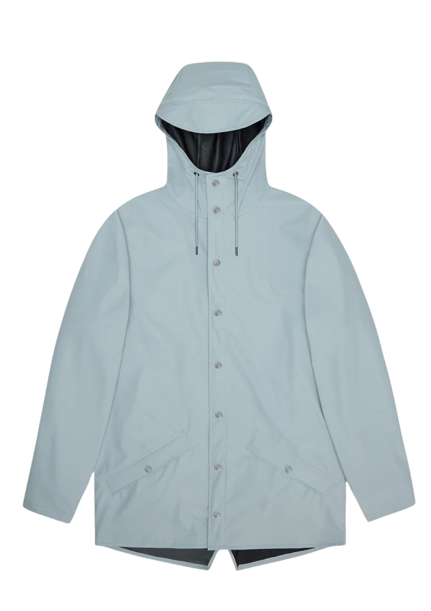 Baby blue rain jacket
