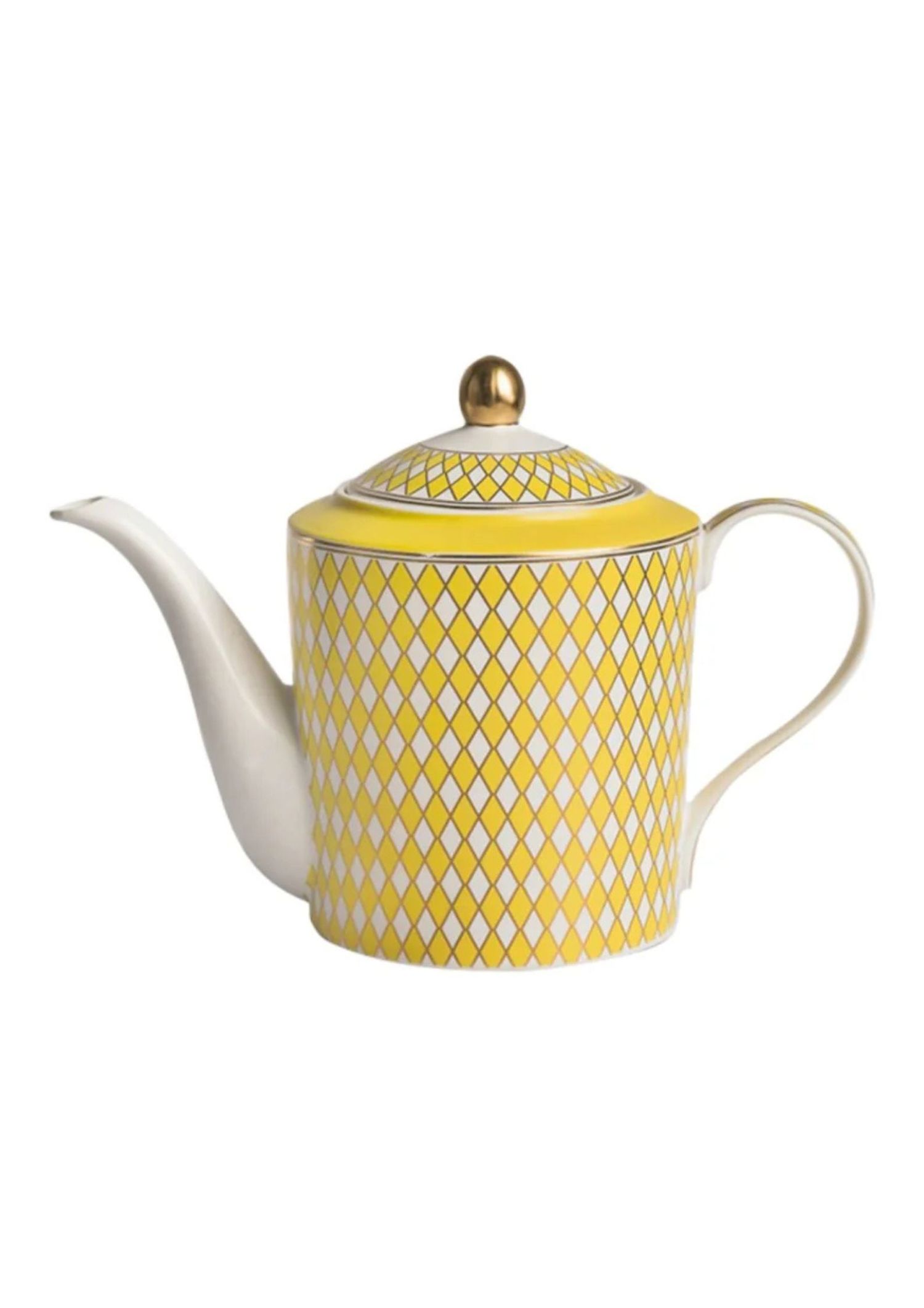 Butter yellow teapot