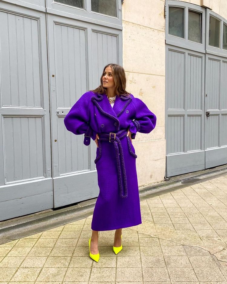 Nina Sandbech at Paris Fashion Week