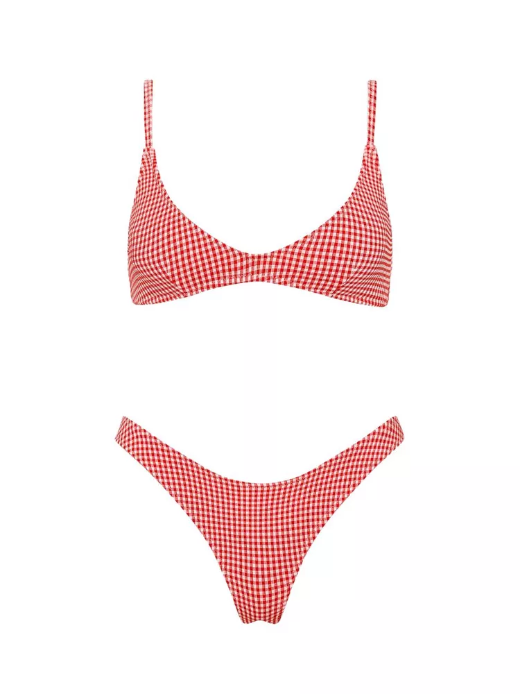 The best gingham bikini - Triangl - On a white background