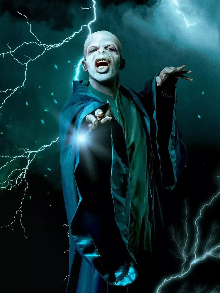 Lil Nas X dressed as Voldermort.