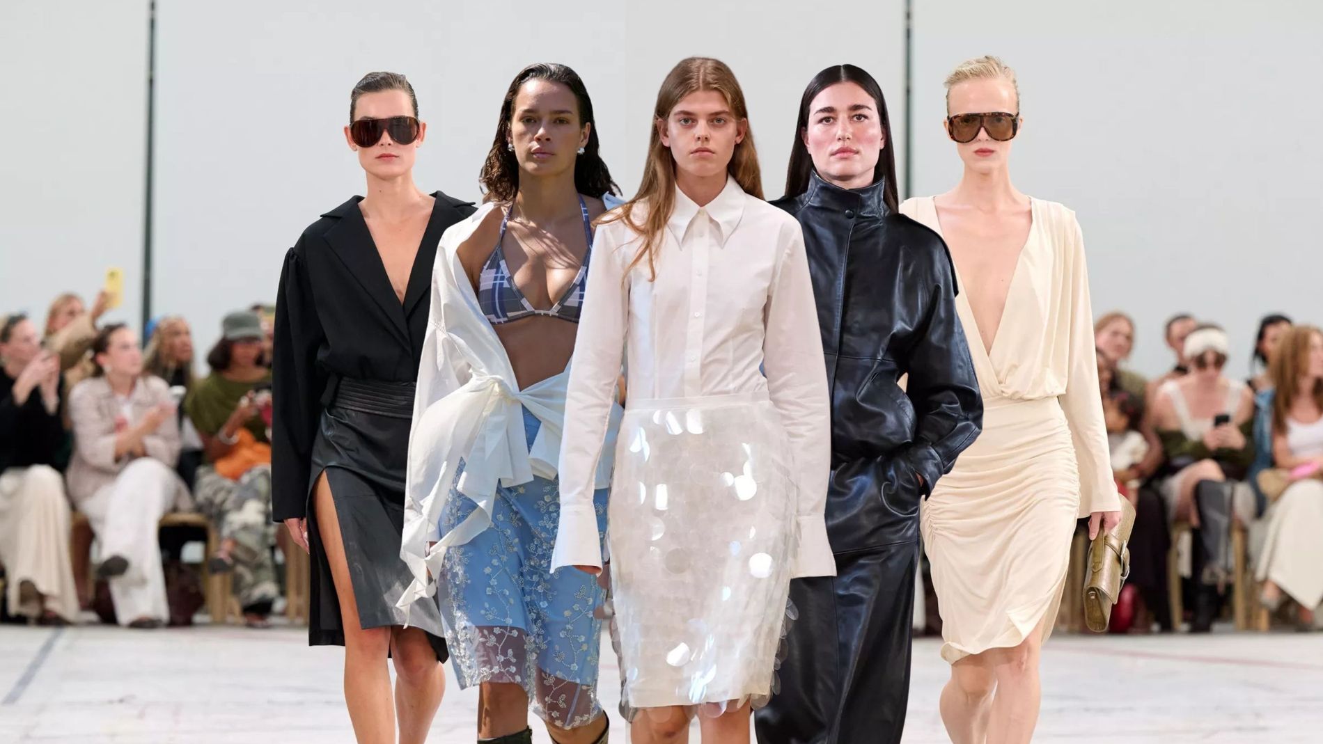 Models walking down the runway at CPHFW SS27