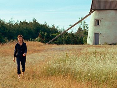 Vicky Krieps in Bergman Island, shot on Fårö