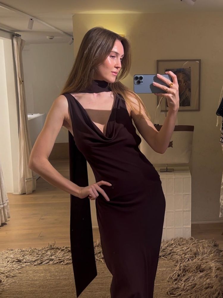 helsa dress brown Bodysuit Helsa Coffee Medium (M)