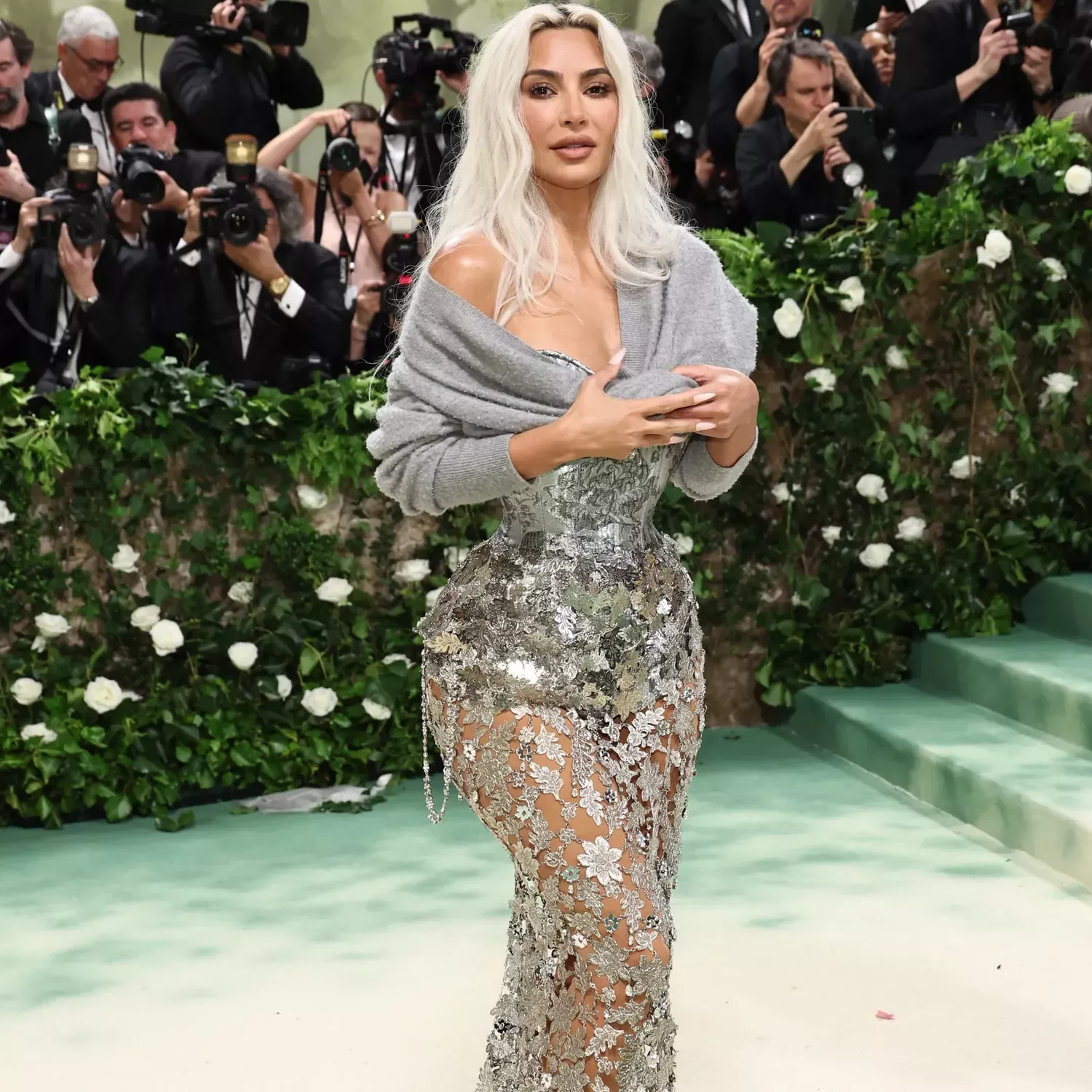 Kim Kardashian in Maison Margiela