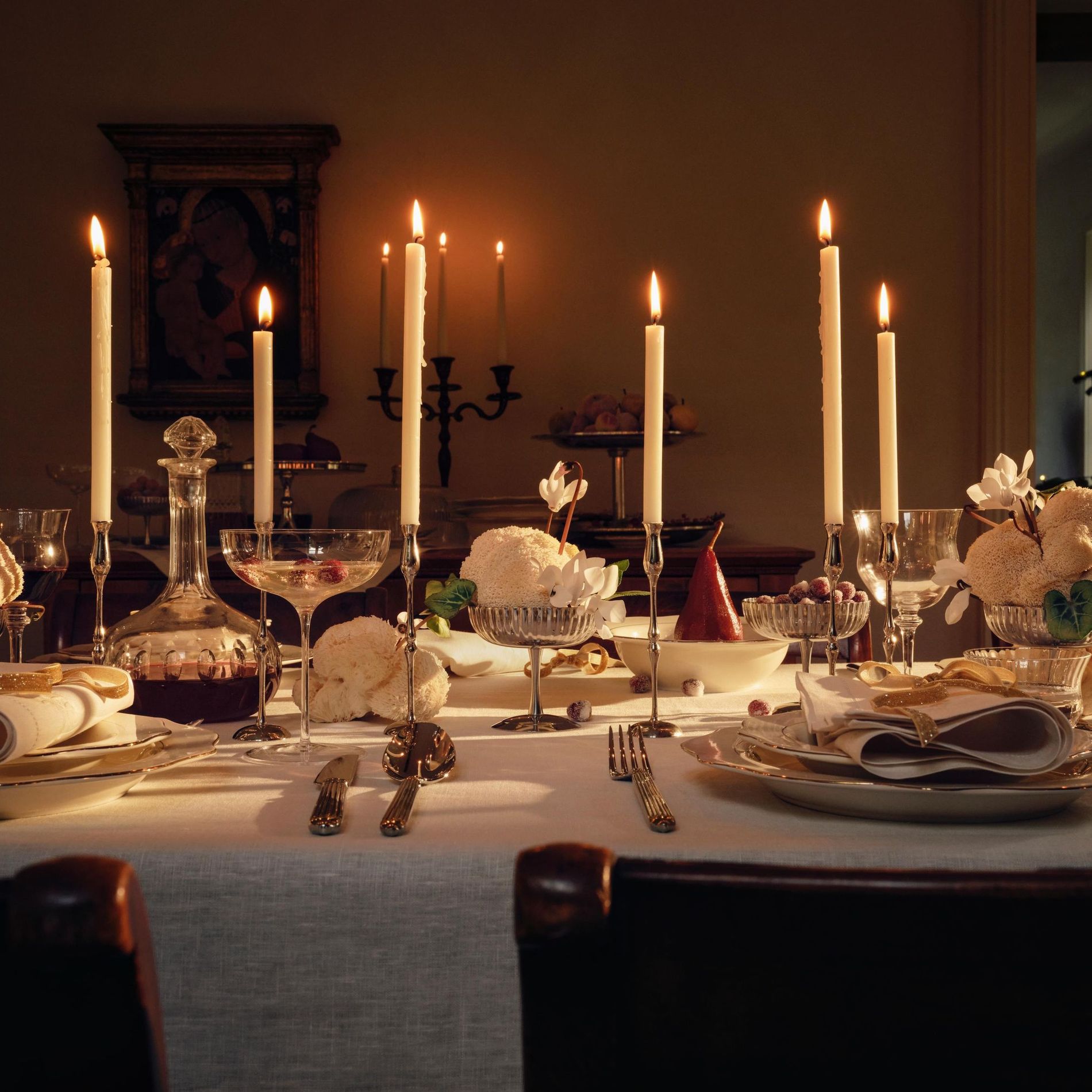 New Year's tablescape