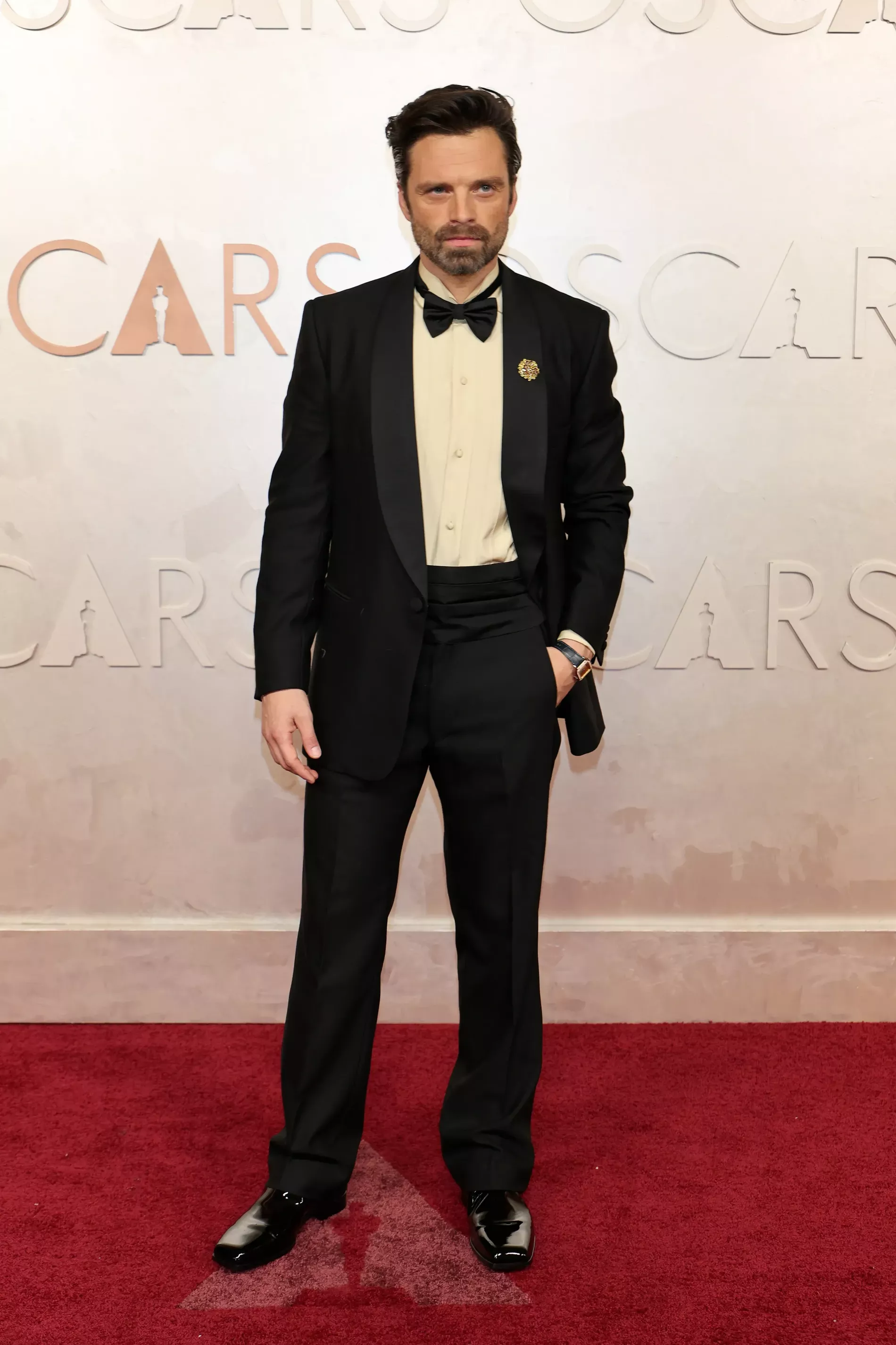 Sebastian Stan at the 2025 Oscars