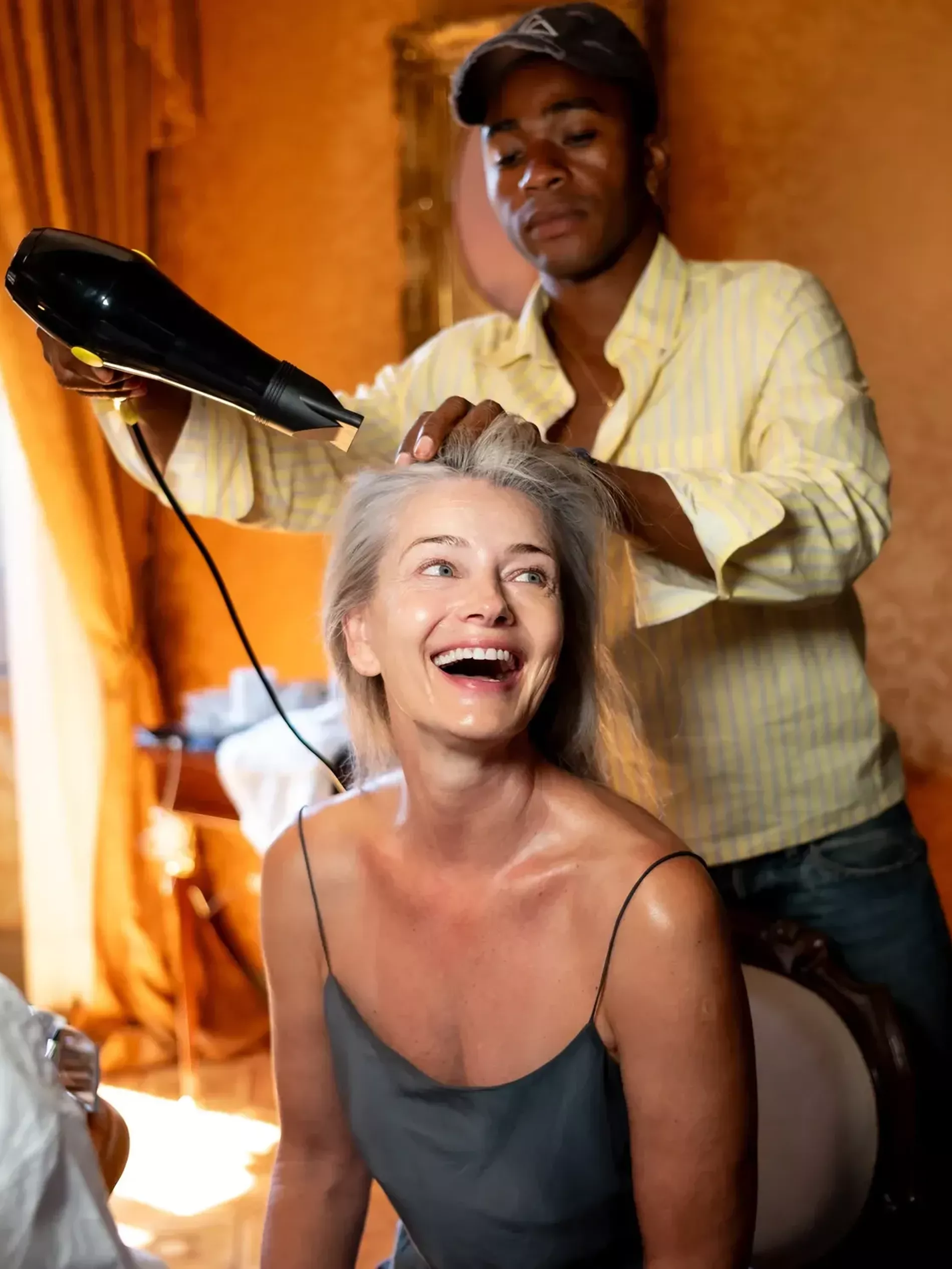 Paulina Porizkova Wedding Prep