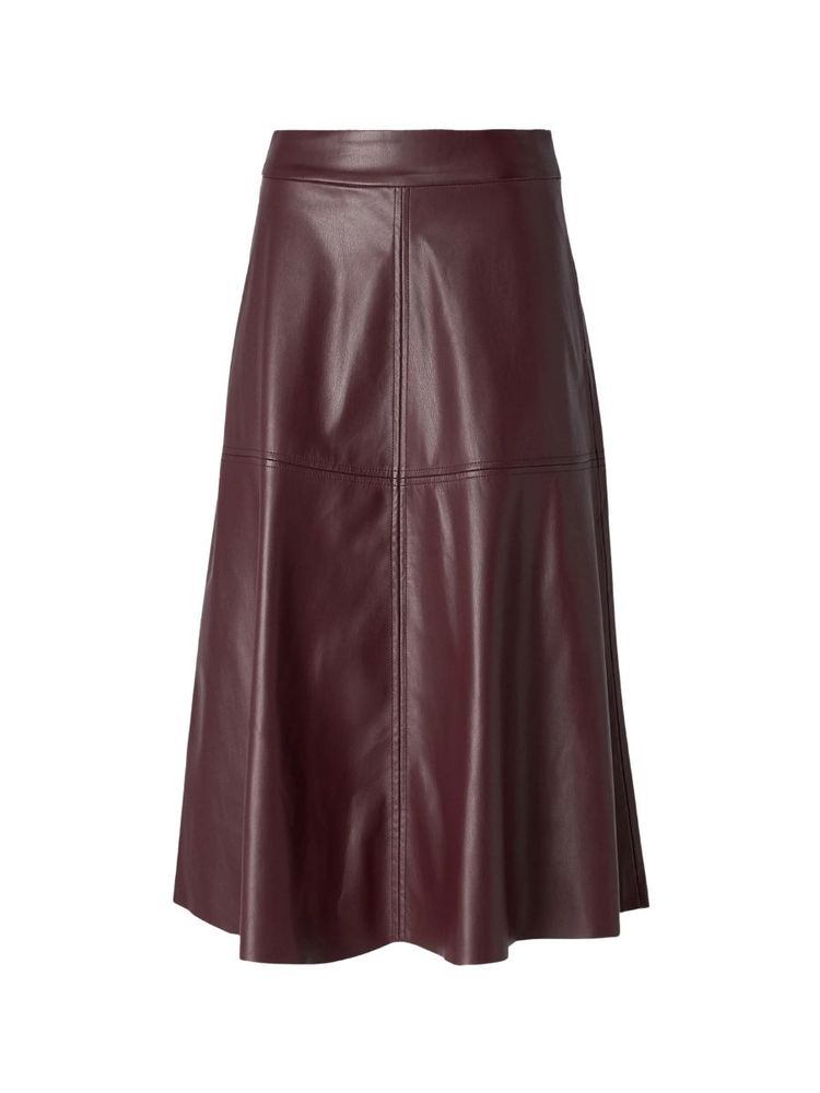 The best A-line leather skirt - Bruun's Bazaar - On a white background